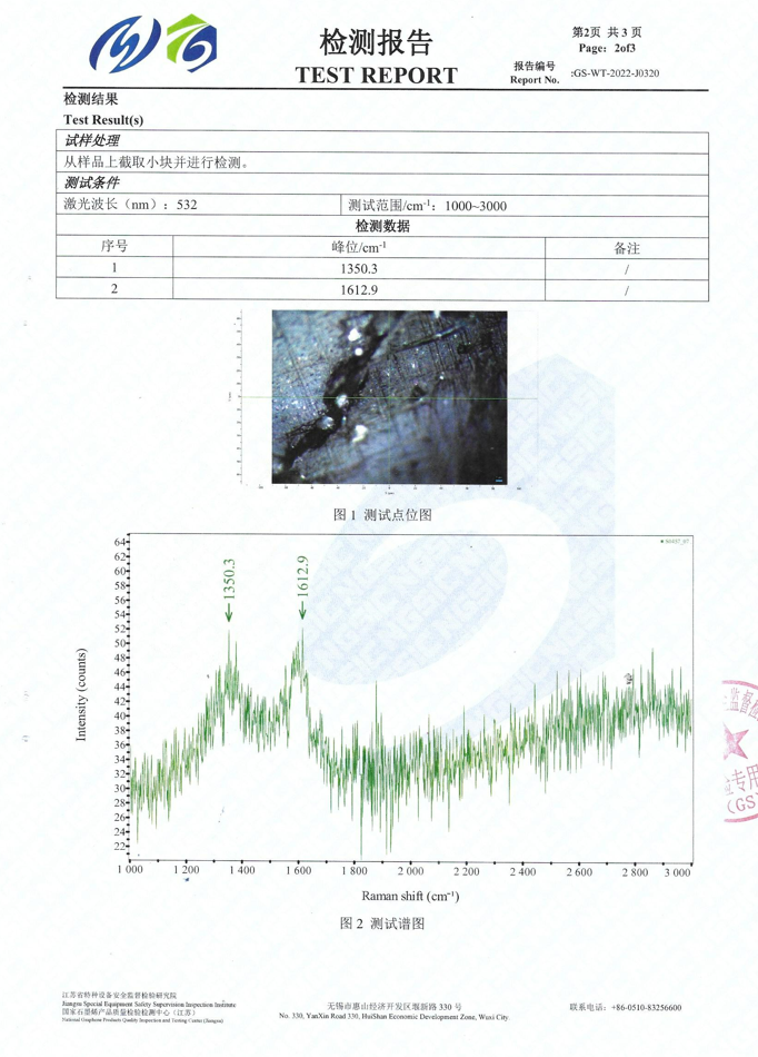 石墨烯地暖含量檢測(cè)報(bào)告