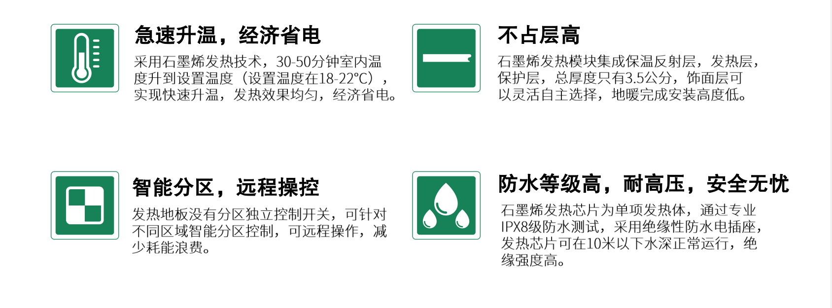 石墨烯電地暖比水暖好在哪里